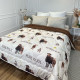 Ковдра євро відкрита двостороння з вовни Arda Pure Wool 21447 195х215 см шоколадне Ковдра євро відкрита двостороння з вовни Arda Pure Wool 21447 195х215 см шоколадне