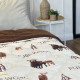 Ковдра євро відкрита двостороння з вовни Arda Pure Wool 21447 195х215 см шоколадне Ковдра євро відкрита двостороння з вовни Arda Pure Wool 21447 195х215 см шоколадне