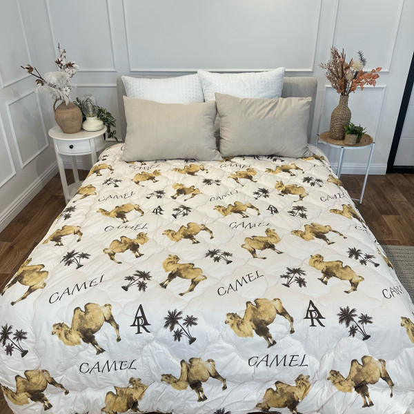 Ковдра полуторна з верблюжої вовни Arda Camell wool 21427 150х210 см Ковдра полуторна з верблюжої вовни Arda Camell wool 21427 150х210 см