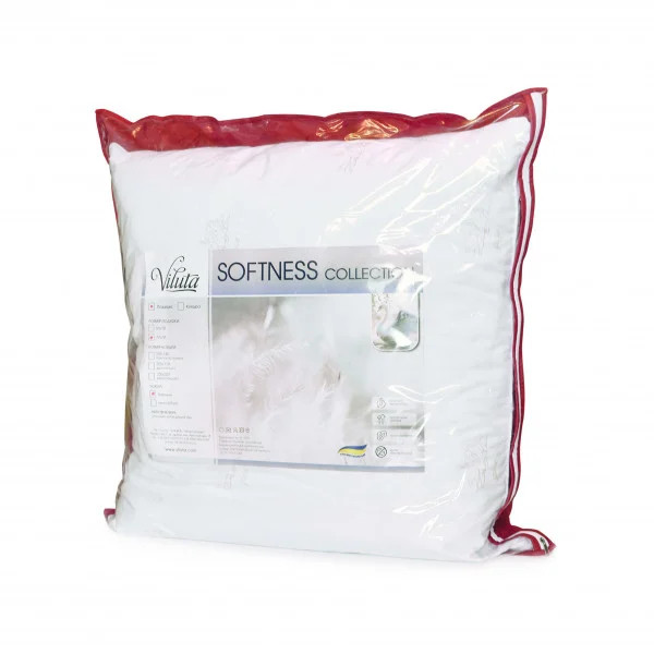 Подушка з лебединим пухом Viluta Soft 21400 70х70 см біла