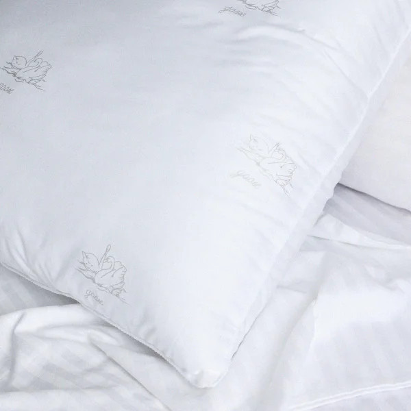 Подушка з лебединим пухом Viluta Soft 21400 70х70 см біла