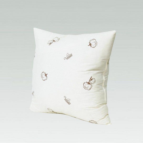 Подушка силіконова Viluta Ранфорс 21416 70х70 см біла