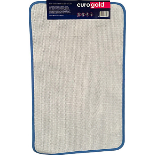 Набір килимків для ванної Eurogold 7016102767 2 предмети синій