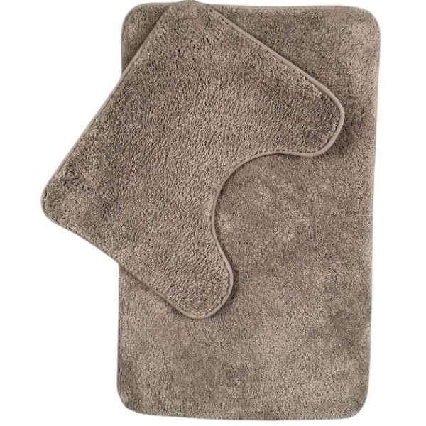 Набір килимків для ванної Eurogold 7016102769 2 предмети сірий