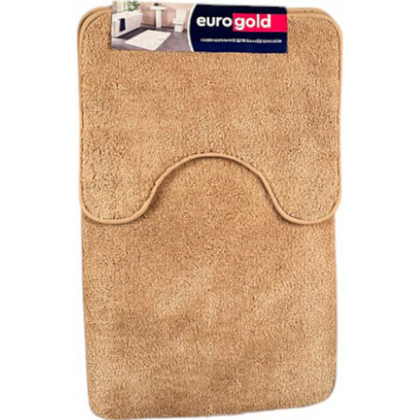 Набір килимків для ванної Eurogold 7016102771 2 предмети бежевий