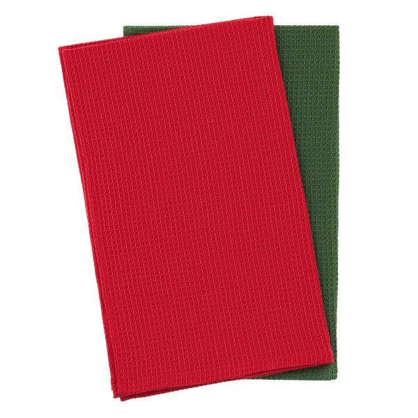 Набір рушників Ardesto Christmas Santa ART3863HSB 38х63 см 2 шт