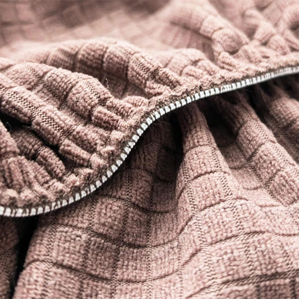 Набір чохлів на табурет квадратний Love You Corn Fleece 85181 2 шт капучіно