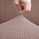Набір чохлів на табурет квадратний Love You Corn Fleece 85181 2 шт капучіно