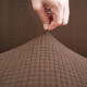 Набір чохлів на табурет квадратний Love You Corn Fleece 85182 2 шт коричневий