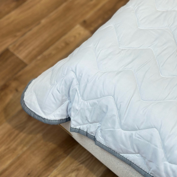 Одеяло двуспальное двустороннее летнее из холофайбера Leri Max 21539 180х210 см графитовое