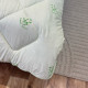 Ковдра євро стьобана зимова з бамбукового волокна Leri Max 21530 195х210 см салатова