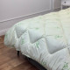 Ковдра євро стьобана зимова з бамбукового волокна Leri Max 21530 195х210 см салатова