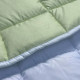 Ковдра євро стьобана зимова з бамбукового волокна Leri Max Bamboo 21456 200х215 см салатова