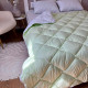 Ковдра євро стьобана зимова з бамбукового волокна Leri Max Bamboo 21456 200х215 см салатова