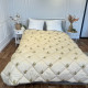 Ковдра євро стьобана зимова зі штучної вовни Leri Max Pur Wool 21471 200х215 см коричнева