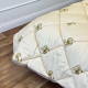 Ковдра євро стьобана зимова зі штучної вовни Leri Max Pur Wool 21471 200х215 см коричнева