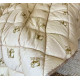 Ковдра євро стьобана зимова зі штучної вовни Leri Max Pur Wool 21474 200х215 см коричнева