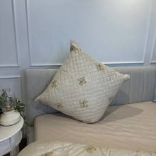 Подушка стьобана з натуральної овчини Leri Max Pure Wool 21506 50х50 см бежева