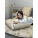 Подушка стьобана з натуральної овчини Leri Max Pure Wool 21506 50х50 см бежева