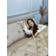 Подушка стьобана з натуральної овчини Leri Max Pure Wool 21508 70х50 см бежева