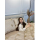 Подушка стьобана з натуральної овчини Leri Max Pure Wool 21508 70х50 см бежева