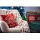 Плед Ardesto Flannel Імбирні пряники ART0118PB 160х200 см білий