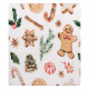 Плед Ardesto Flannel Імбирні пряники ART0118PB 160х200 см білий