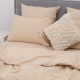 Постільна білизна сімейна Viluta Сатин Wash-68-S 210х143х2 см світло-бежева