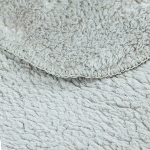 Плед-ковдра з шерпи та флісу Love You 8279 200х220 см світло-сірий