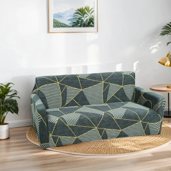 Чохол на диван тримісний трикотажний Love You 036 81130