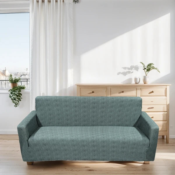 Чохол на диван тримісний трикотажний Love You 102-2 81108