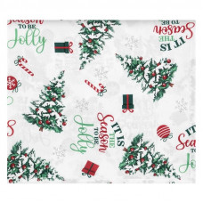 Скатертина Ardesto Christmas Tree 120х140см, 100% поліестер, зелений