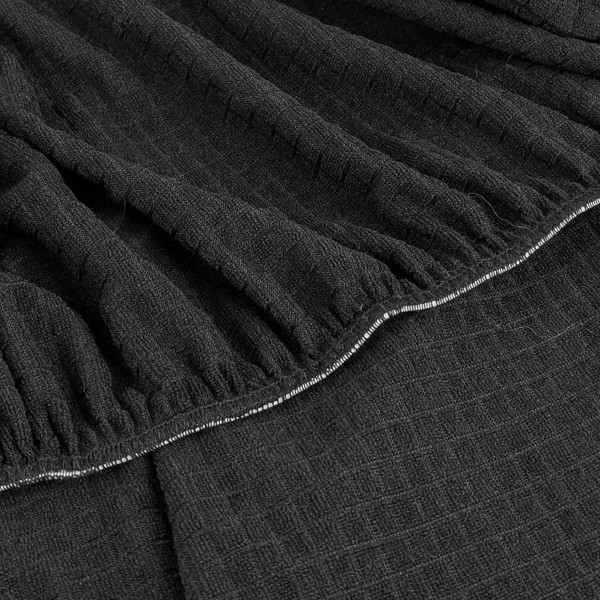 Чохол на стілець універсальний Love You Corn Fleece 83184 чорний