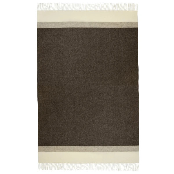 Плед з екологічної вовни Love You 4453 140х200 см айворі з бежевим