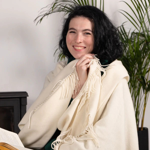 Плед кашеміровий Love You 4444 140х200 см білий