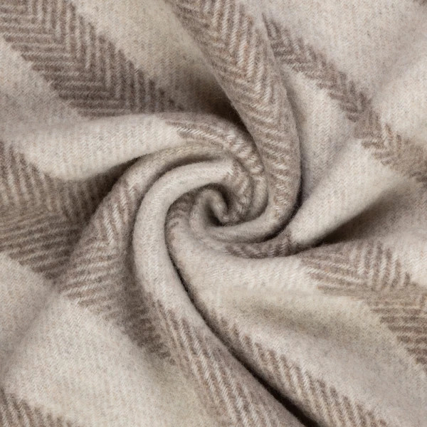 Плед кашеміровий Love You 4485 140х200 см бежевий з коричневим