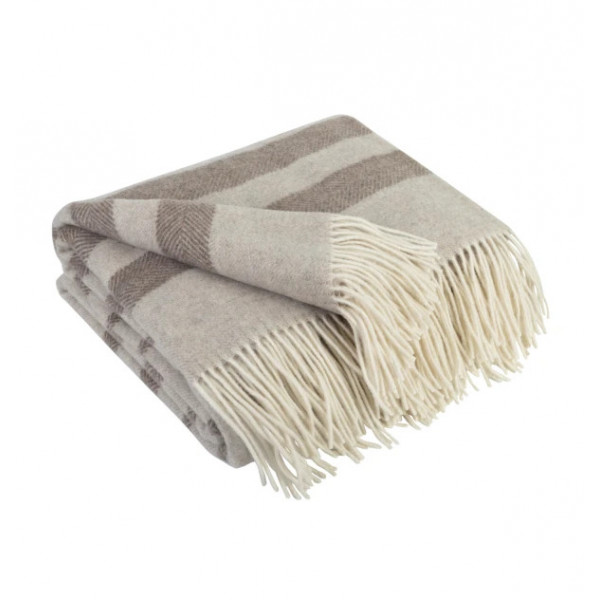 Плед кашеміровий Love You 4485 140х200 см бежевий з коричневим