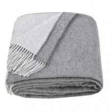 Мереносовий плед Love You 4245 140х200 см світло-сірий з темно-сірим