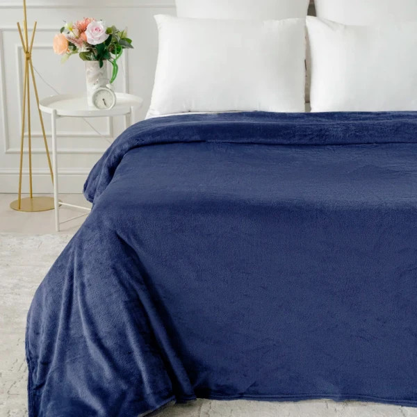 Плед флісовий Love You 81995 150х200 см синій