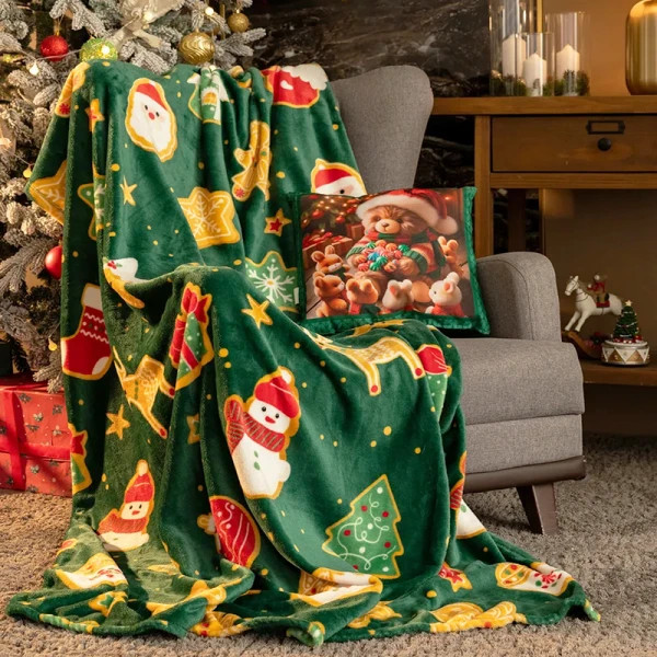 Плед флісовий Love You Зелена казка 9117 150х200 см