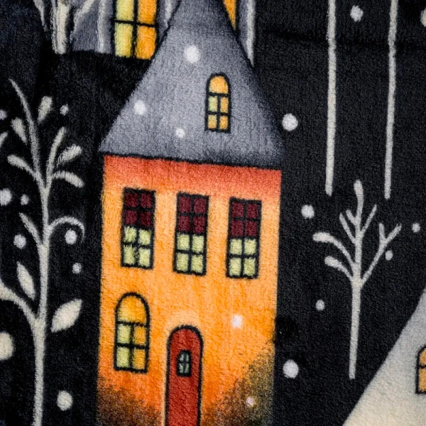 Плед флісовий Love You Зимове містечко 9128 150х200 см