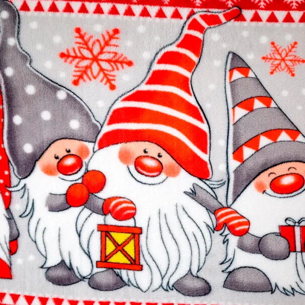 Плед флісовий Love You Новорічні гномики 9129 150х200 см