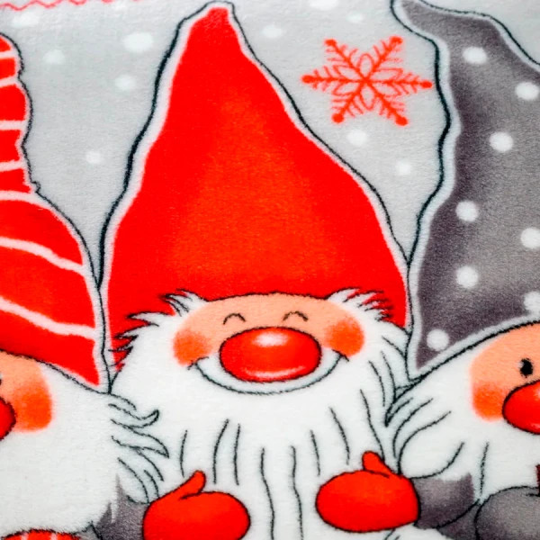 Плед флісовий Love You Новорічні гномики 9129 150х200 см