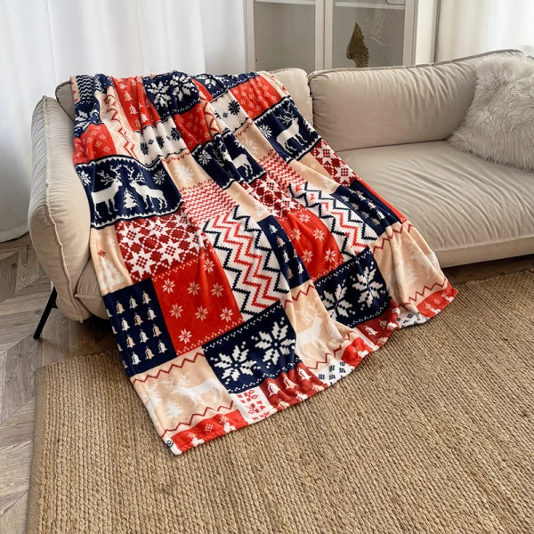 Плед флісовий Love You Нордична мозаїка 9114 150х200 см