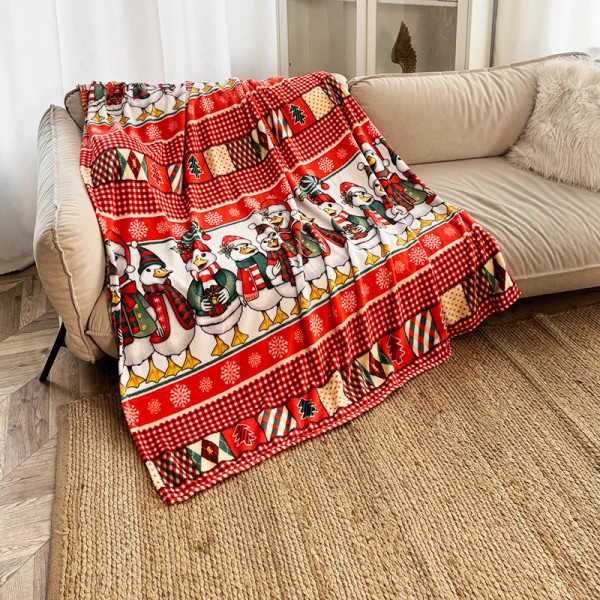 Плед флісовий Love You Святкові каченята 9130 150х200 см