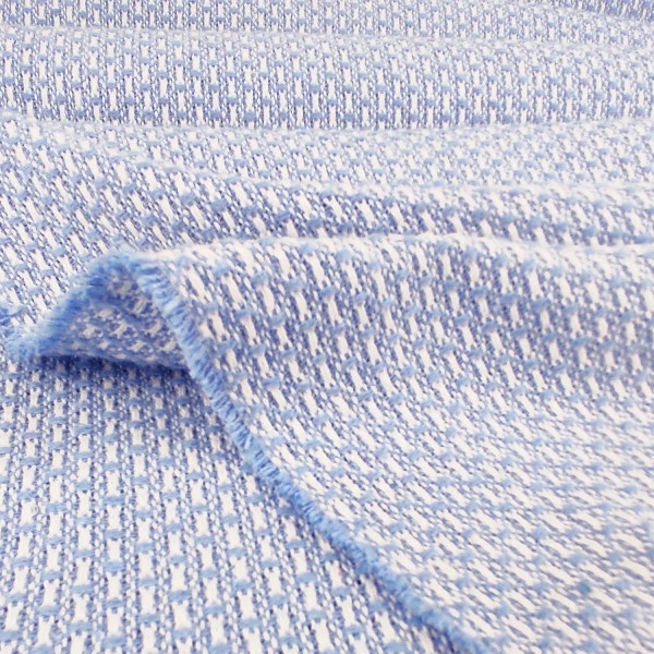 Плед бавовняний Love You Букле 4633 200х220 см блакитний