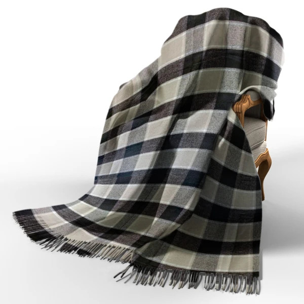 Плед бавовняний з LED лампою Love You П7 4213-F 140х200 см бежевий з коричневим