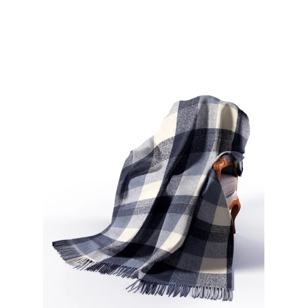 Плед бавовняний з LED лампою Love You П8 4362-F 140х200 см білий