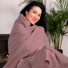 Плед вовняний Love You 6063 140х200 см рожевий