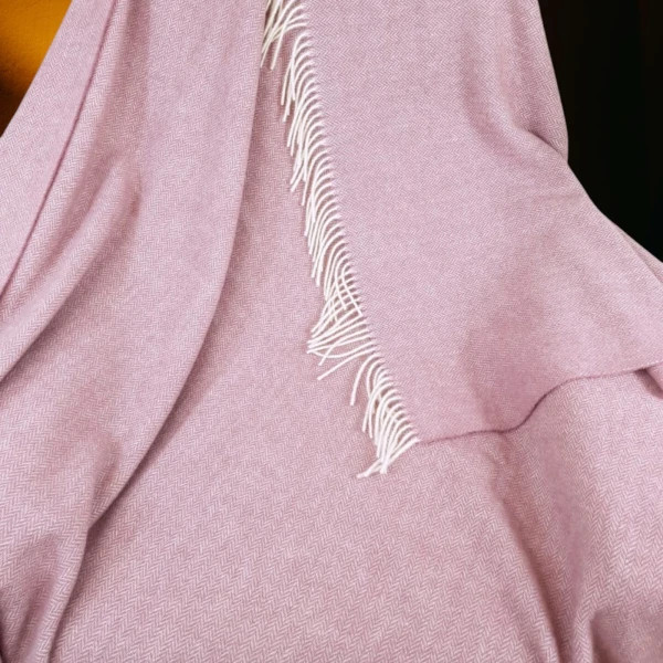 Плед вовняний Love You 6063 140х200 см рожевий